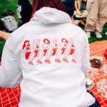 Load image into Gallery viewer, &#39;MS. PAM POSSE&#39; Hoodie in White
