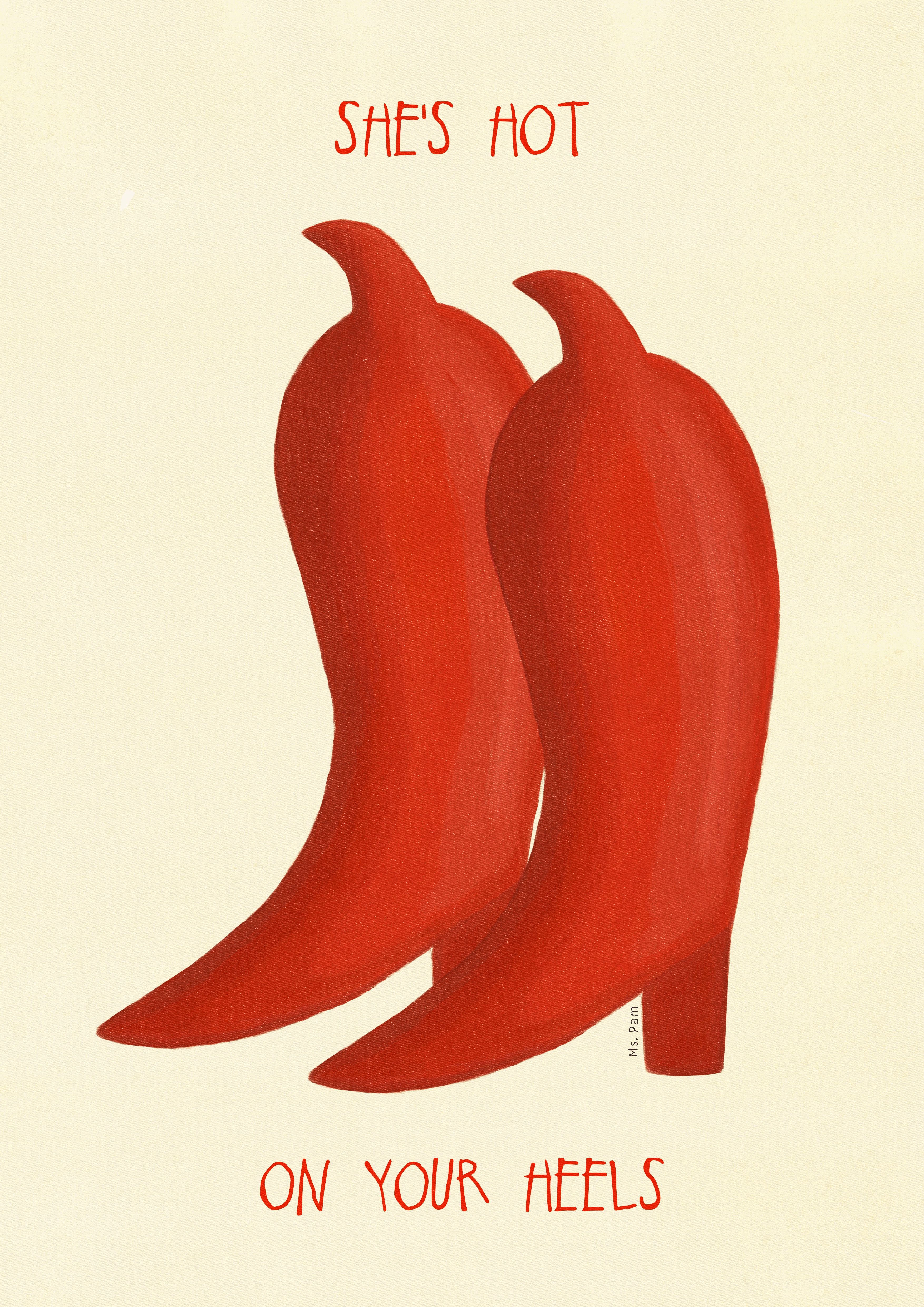 Hot On Your Heels Print A3 (PRE-ORDER)