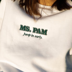 WHITE CREWNECK