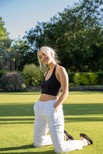 Load image into Gallery viewer, WHITE PAM PANTS
