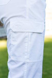 WHITE PAM PANTS