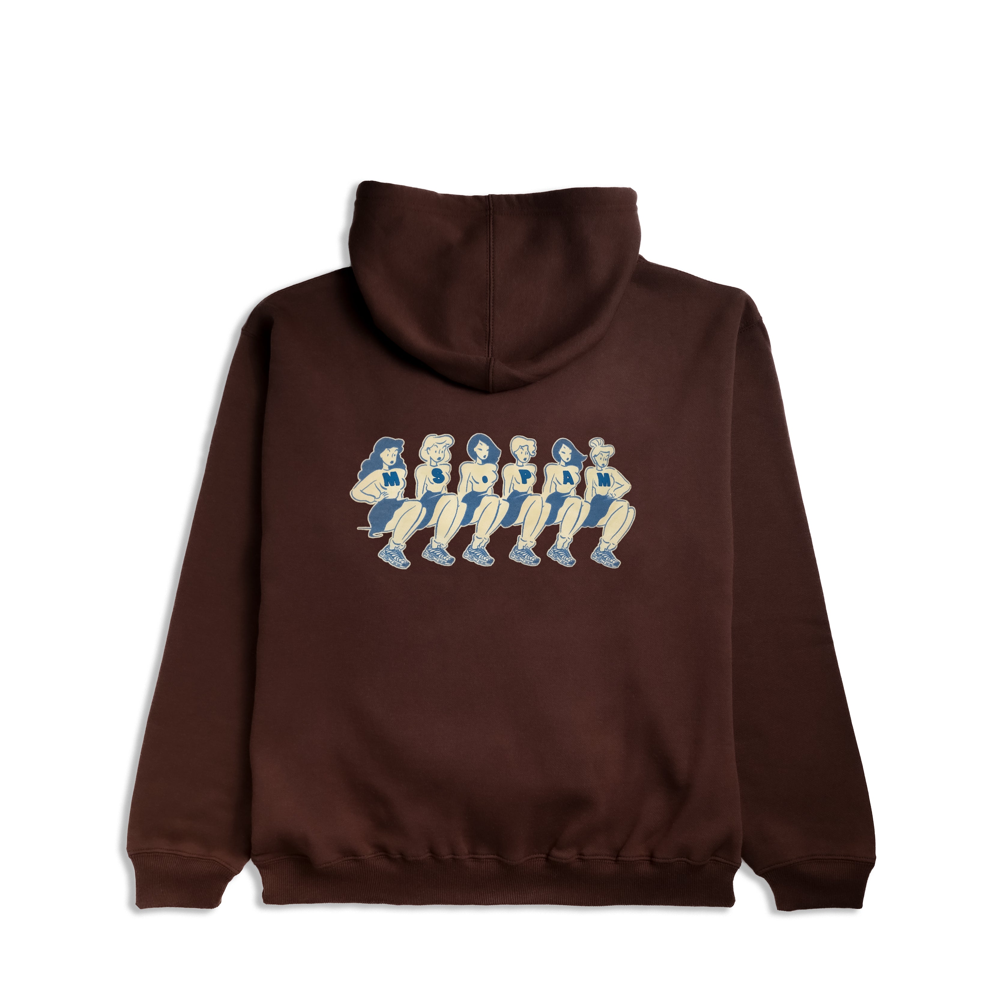 'MS. PAM POSSE' Hoodie in Brown