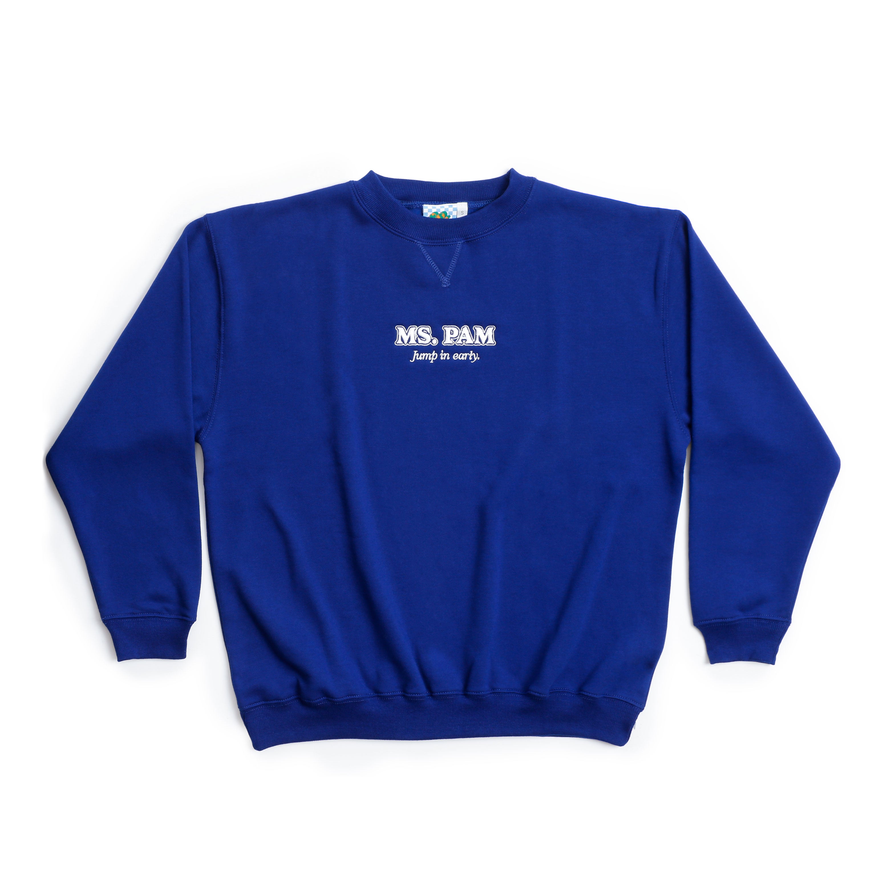 BLUE CREWNECK