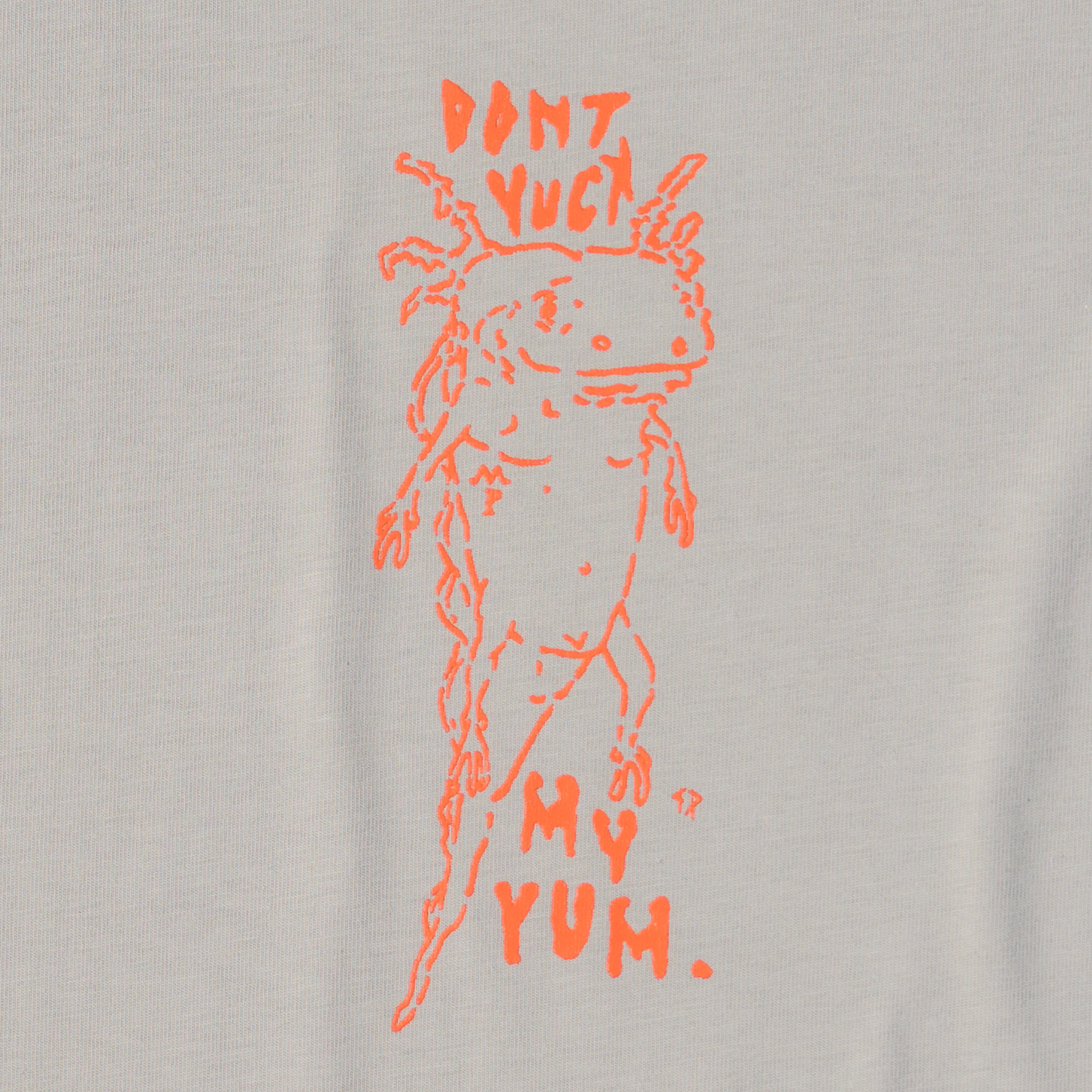 GREY 'DON'T YUCK MY YUM' TEE