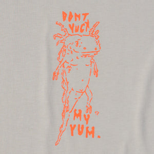 GREY 'DON'T YUCK MY YUM' TEE