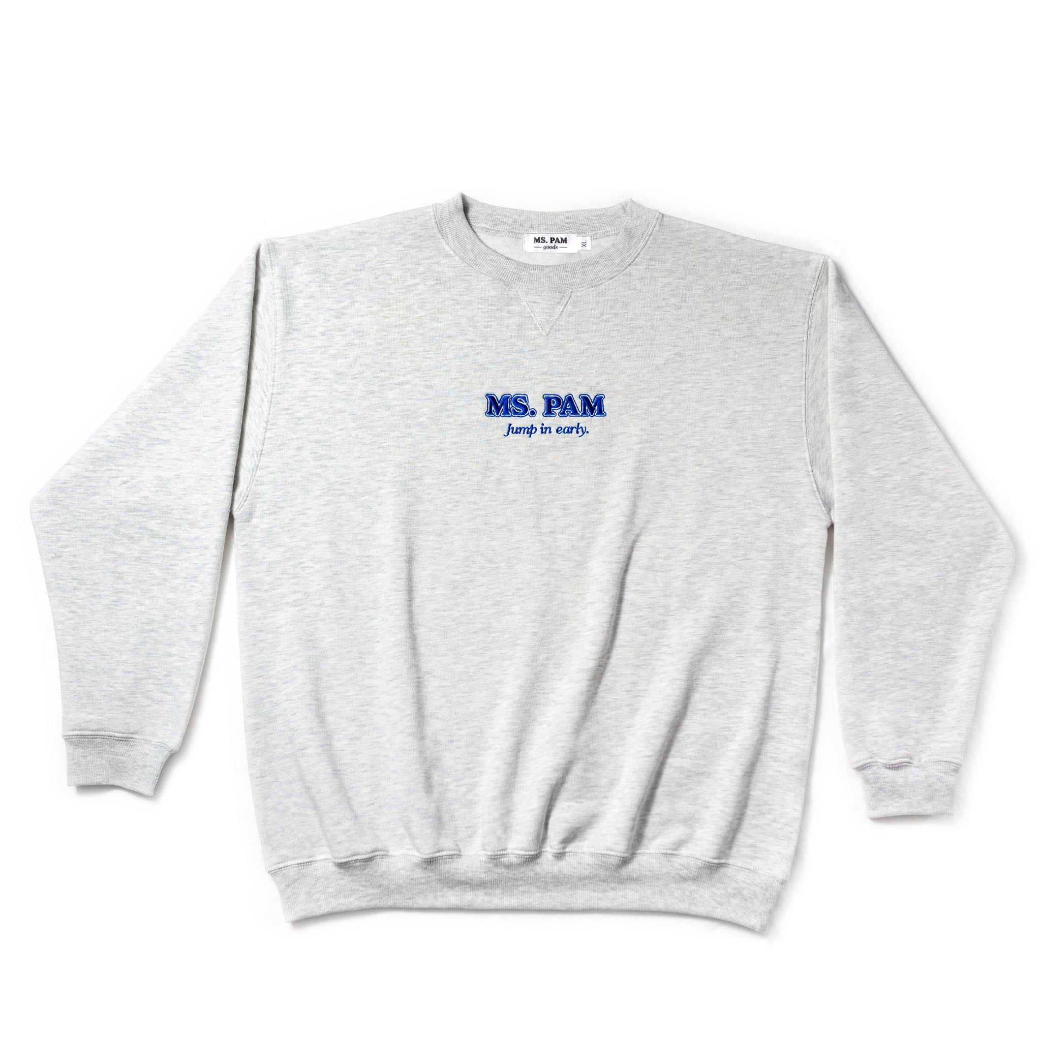 GREY CREWNECK
