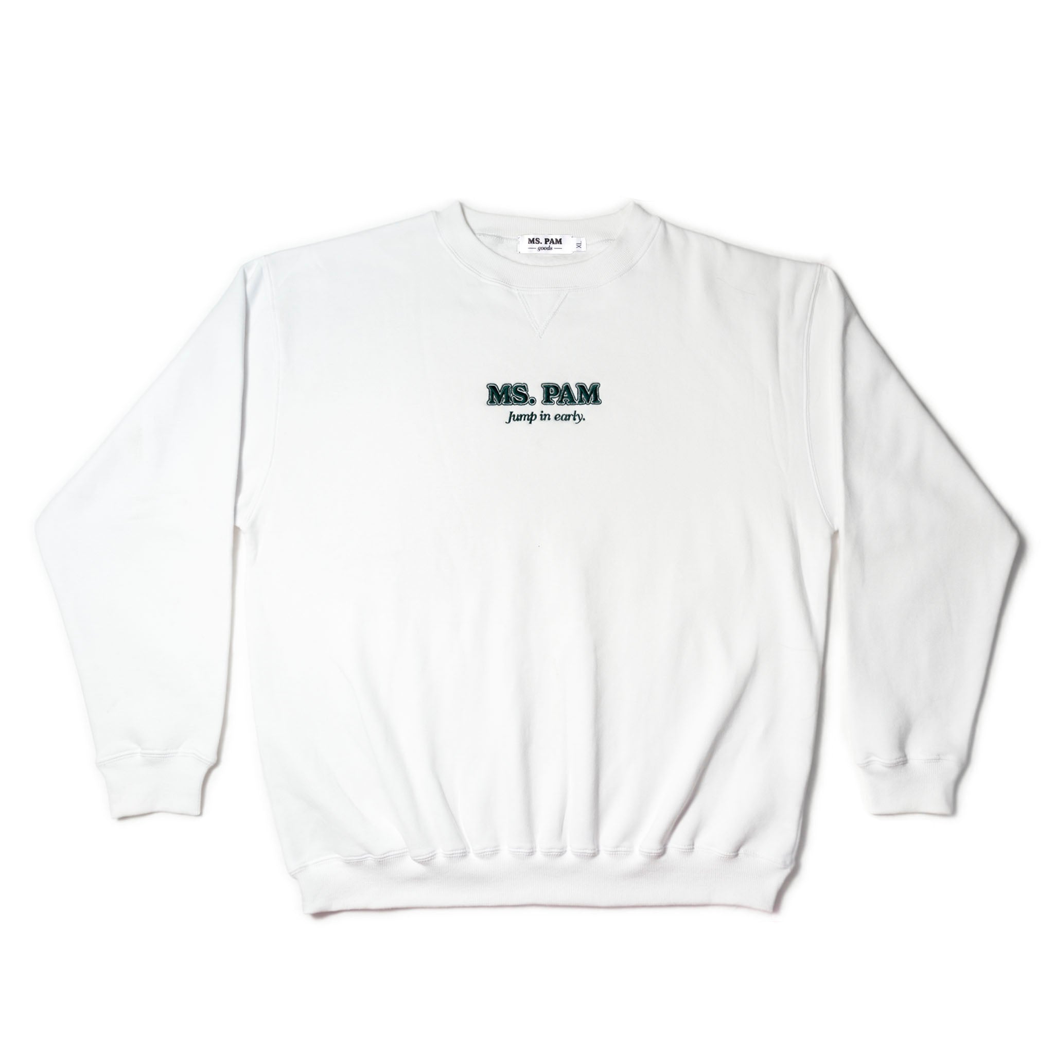 WHITE CREWNECK