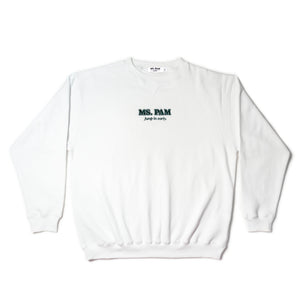 WHITE CREWNECK