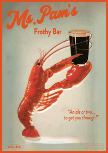 MS. PAM'S FROTHY BAR POSTER